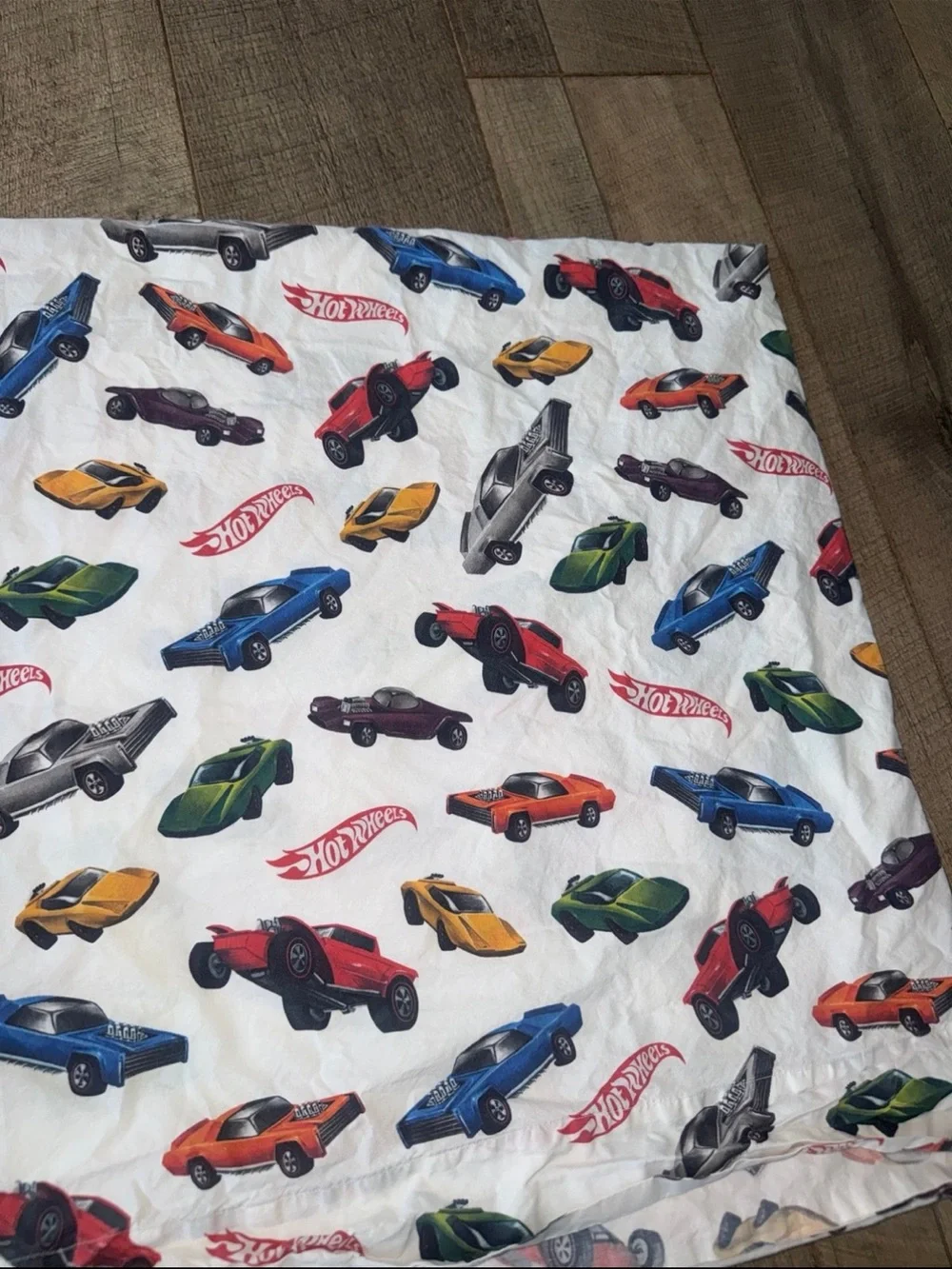 Pottery Barn Kids Hot Wheels Sheet